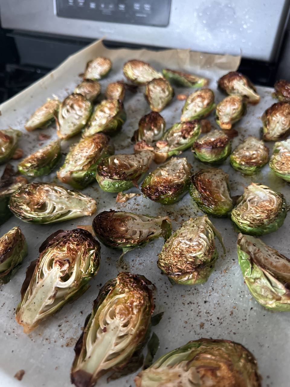 Roasted brussels sprouts